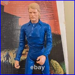 Vtg 1978 Marx 54mm Fort Apache playset 4202 plastic fort & General Custer Figure