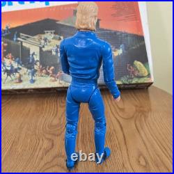 Vtg 1978 Marx 54mm Fort Apache playset 4202 plastic fort & General Custer Figure