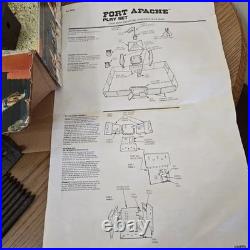 Vtg 1978 Marx 54mm Fort Apache playset 4202 plastic fort & General Custer Figure Vtg 1978 Marx 54mm Fort Apache playset 4202 plastic fort & General Custer Figure