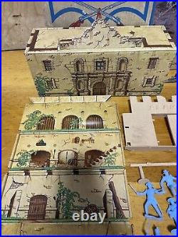 Vtg 60s 70s Marx Sears Heritage Battle Of The Alamo Playset with Orig Box EX Cond