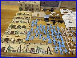 Vtg 60s 70s Marx Sears Heritage Battle Of The Alamo Playset with Orig Box EX Cond
