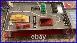 Vtg Marx Allstate Service Station Tin Litho Toy