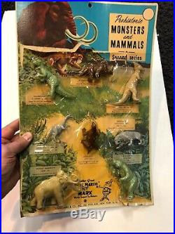 Vtg Marx Magic Marxie Toy Prehistoric Monsters & Mammals Dinosaur Set, UNUSED