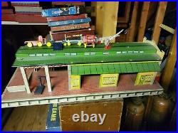 Vtg Marx Playset Freight Trucking Terminal Station Truck Dock Toy Accessory