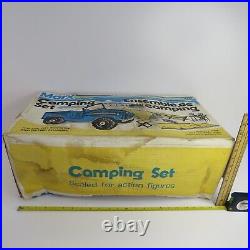 Vtg Marx Sears Canada Camping Set 4559 Mountain Masher Blue Jeep Original Box