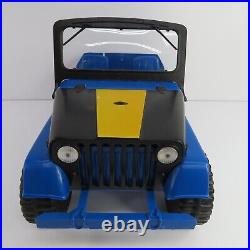 Vtg Marx Sears Canada Camping Set 4559 Mountain Masher Blue Jeep Original Box