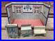 Vtg Marx Tin Newlyweds Kitchen Building & Accessories