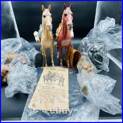 Vtg Marx Toys Knight& Viking Series-2 Knights, 2 Horses, Directions, Accessories Vtg Marx Toys Knight& Viking Series-2 Knights, 2 Horses, Directions, Accessories