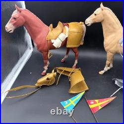 Vtg Marx Toys Knight& Viking Series-2 Knights, 2 Horses, Directions, Accessories Vtg Marx Toys Knight& Viking Series-2 Knights, 2 Horses, Directions, Accessories