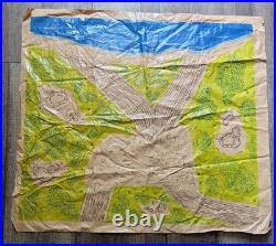 Vtg Navarone Playset Original Play Terrain Mat ONLY Marx Mego