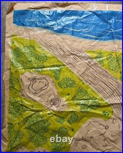 Vtg Navarone Playset Original Play Terrain Mat ONLY Marx Mego