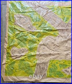 Vtg Navarone Playset Original Play Terrain Mat ONLY Marx Mego