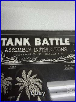 Vtg RARE 1960s Louis Marx Battleground & Tank Battle Assembly Instructions GLASS