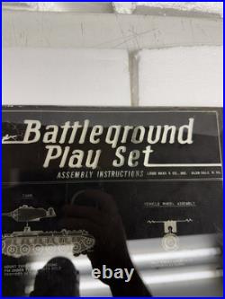 Vtg RARE 1960s Louis Marx Battleground & Tank Battle Assembly Instructions GLASS
