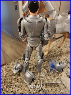 Vtg & Rare 1968 Silver Knight with Horse by Marx 1/6th Scale Knight near Mint