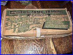 WOW LooK VINTAGE 1950'S MARX US ARMY TRAINING CENTER WITH ORIGINAL BOX