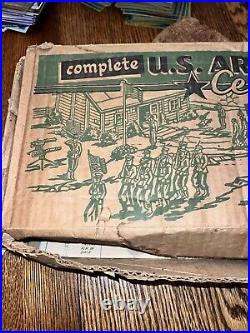 WOW LooK VINTAGE 1950'S MARX US ARMY TRAINING CENTER WITH ORIGINAL BOX