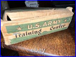 WOW LooK VINTAGE 1950'S MARX US ARMY TRAINING CENTER WITH ORIGINAL BOX