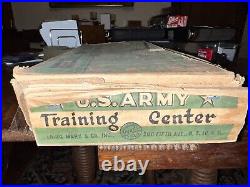 WOW LooK VINTAGE 1950'S MARX US ARMY TRAINING CENTER WITH ORIGINAL BOX