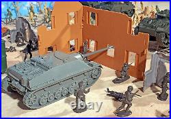 WWII Battle of the Bulge Playset #3 Patton's Charge 54mm Plastic Soldiers