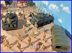 WWII Battle of the Bulge Playset #3 Patton's Charge 54mm Plastic Soldiers