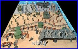 WWII D-Day Playset #1 Hit the Beach 54mm Plastic Toy Soldiers