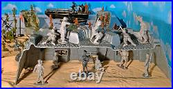 WWII D-Day Playset #1 Hit the Beach 54mm Plastic Toy Soldiers