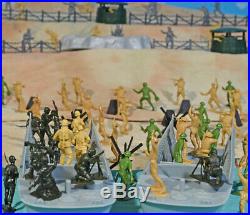 WWII D-Day Playset #1 Hit the Beach 54mm Plastic Toy Soldiers