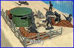 WWII D-Day Playset #1 Hit the Beach 54mm Plastic Toy Soldiers