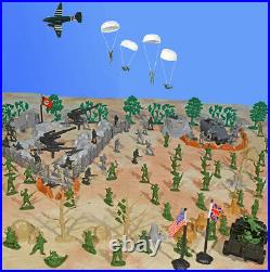 WWII D-Day Playset #3 War From Above 54mm Plastic Toy Soldiers