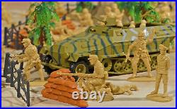 WWII North Africa Campaign Playset #1 The Desert Fox 54mm Plastic Soldiers
