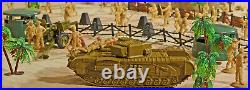 WWII North Africa Campaign Playset #1 The Desert Fox 54mm Plastic Soldiers