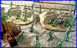 WWII North Africa Campaign Playset 54mm plastic toy soldiers