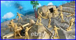 WWII North Africa Campaign Playset 54mm plastic toy soldiers