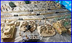 WWII North Africa Campaign Playset 54mm plastic toy soldiers