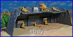 WWII Pacific Campaign Playset #2 Island Battle 54mm Plastic Toy Soldiers