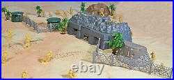 WWII Pacific Campaign Playset #2 Island Battle 54mm Plastic Toy Soldiers