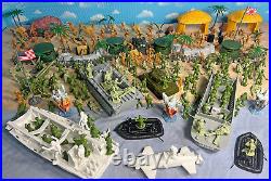 WWII Pacific Campaign Playset 54mm Plastic Toy Soldiers 289 pieces