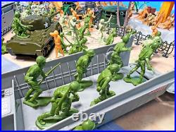 WWII Pacific Campaign Playset 54mm Plastic Toy Soldiers 289 pieces