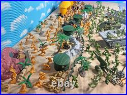 WWII Pacific Campaign Playset 54mm Plastic Toy Soldiers 289 pieces