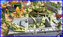 WWII Pacific Campaign Playset 54mm Plastic Toy Soldiers 289 pieces