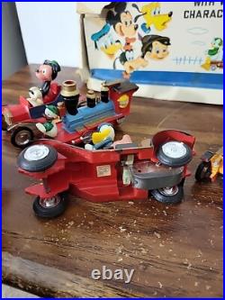 Walt Disney 6 old fashion cars by Marx Complete Set With Box