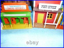 Western Town Play Set vintage LOT 4