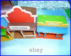 Western Town Play Set vintage LOT 4