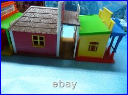 Western Town Play Set vintage LOT 4