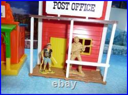 Western Town Play Set vintage LOT 4