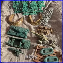 World War II Battleground Marx Toy Play Set Vintage 1978 ww2
