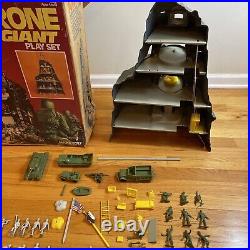 World War II Marx Guns Of Navarone Giant Soldiers Playset Vintage Used Set W Box