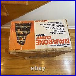 World War II Marx Guns Of Navarone Giant Soldiers Playset Vintage Used Set W Box