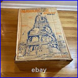 World War II Marx Guns Of Navarone Giant Soldiers Playset Vintage Used Set W Box